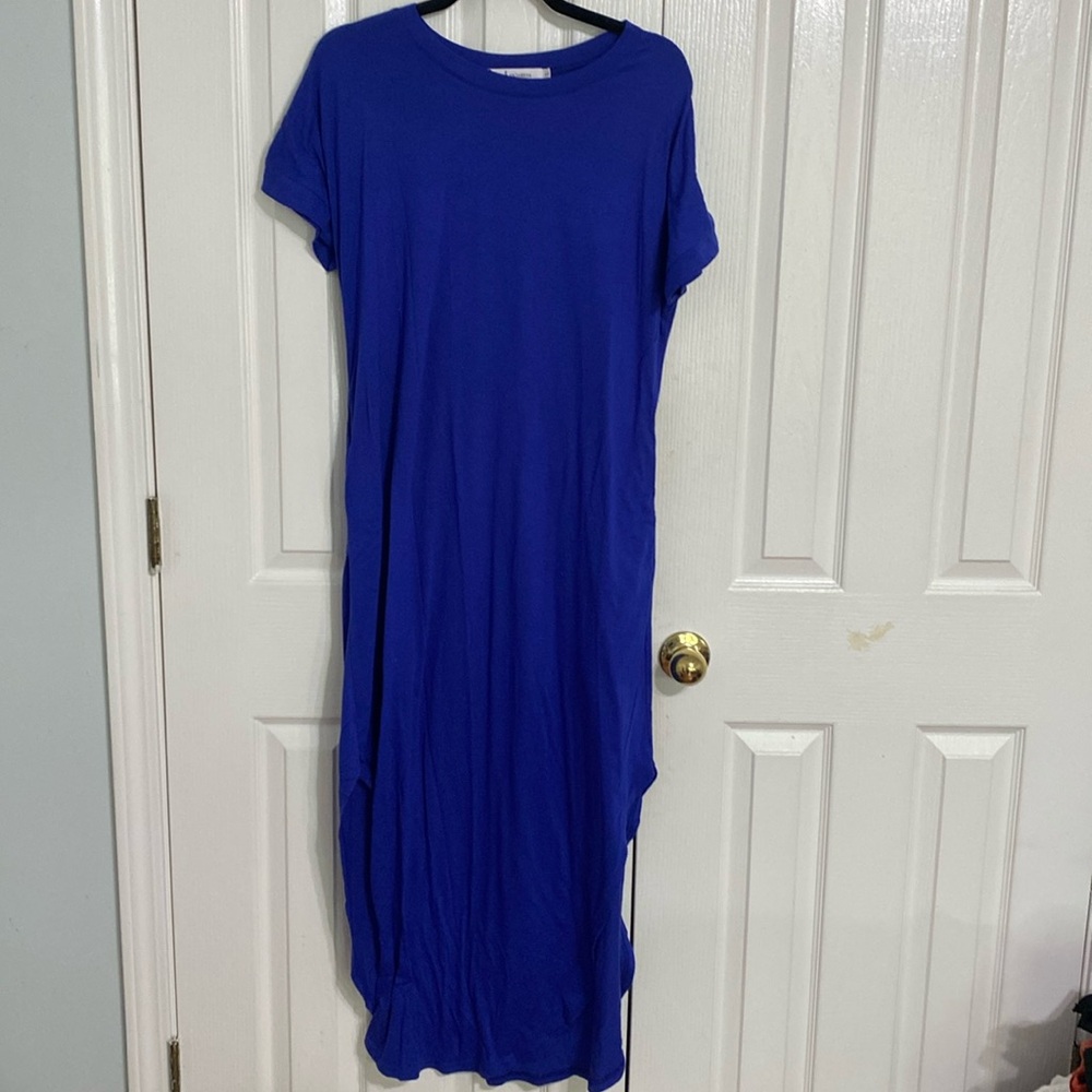 Summer casual loose short sleeve T-shirt dress